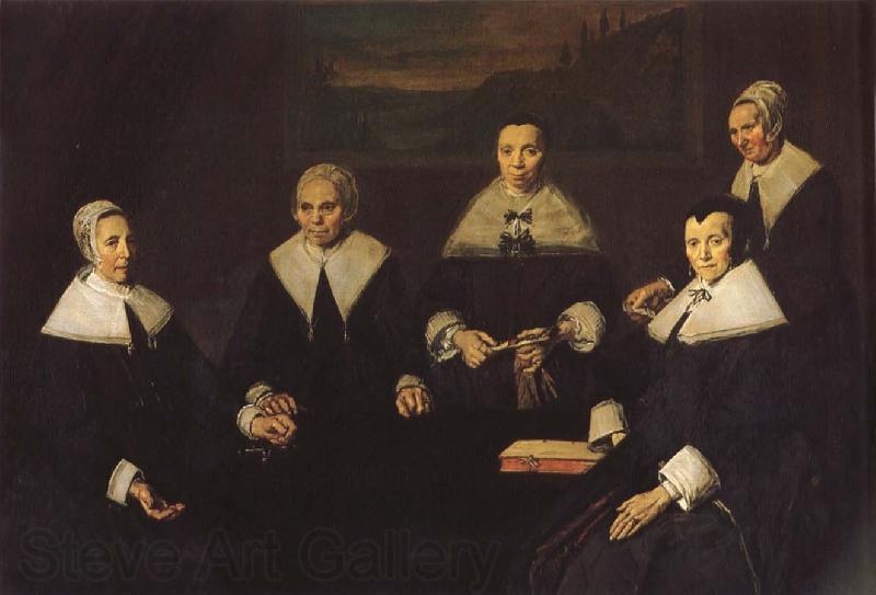 Frans Hals The women-s governing board for Haarlem workhouse Norge oil painting art